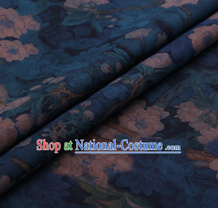 Chinese Traditional Silk Fabric Brocade Embroidered Fabric Dress Material Gambiered Canton Gauze