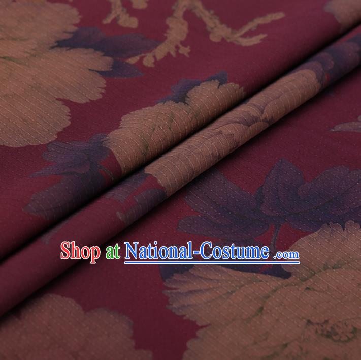 Chinese Traditional Silk Fabric Brocade Embroidered Fabric Dress Material Gambiered Canton Gauze