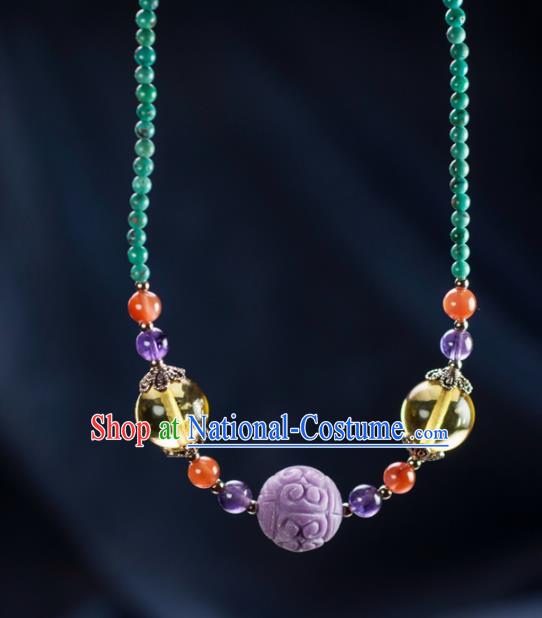 Chinese Traditional Jewelry Accessories Necklet Ancient Hanfu Necklace for Women