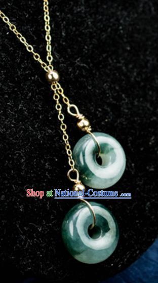 Chinese Ancient Jewelry Accessories Jade Hairpins Headwear Headdress Hanfu Necklace Earrings for Women