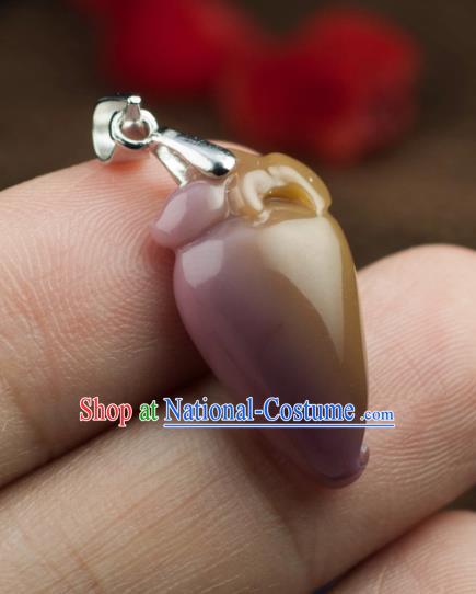 Chinese Traditional Jewelry Accessories Ancient Hanfu Agate Necklace for Women