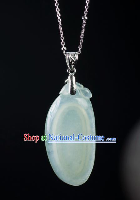 Chinese Traditional Jewelry Accessories Necklace Ancient Hanfu Jade Pendant for Women