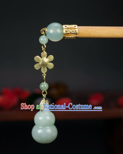 Chinese Ancient Jewelry Accessories Jade Hairpins Headwear Headdress Hanfu Necklace Earrings for Women