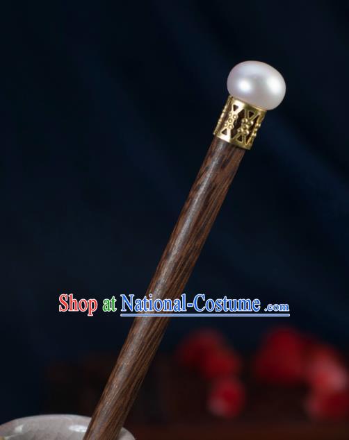 Chinese Traditional Hanfu Hair Clip Hair Accessories Ancient Classical Pearl Hairpins for Women