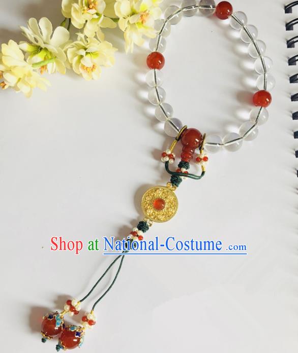 Chinese Classical Jewelry Accessories Traditional Ancient Prayer Beads Hanfu Bracelet for Women