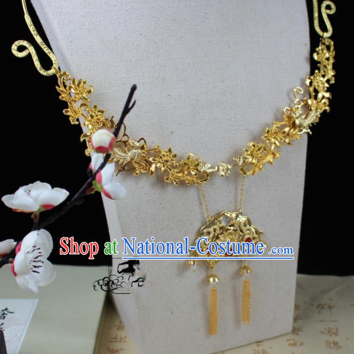 Chinese Classical Jewelry Accessories Traditional Ancient Hanfu Necklace for Women