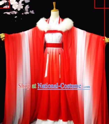 Chinese Ancient Palace Princess Hanfu Dress Cosplay Peri Costumes for Women