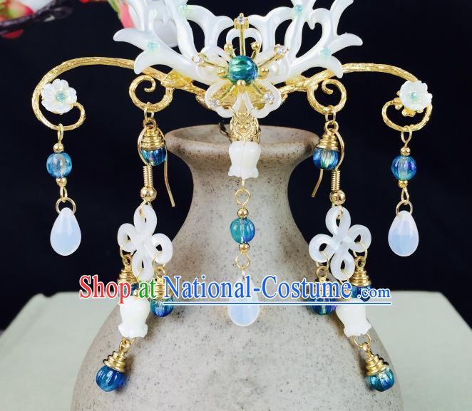 Chinese Ancient Style Hair Jewelry Accessories Cosplay Hairpins Headwear Headdress for Women