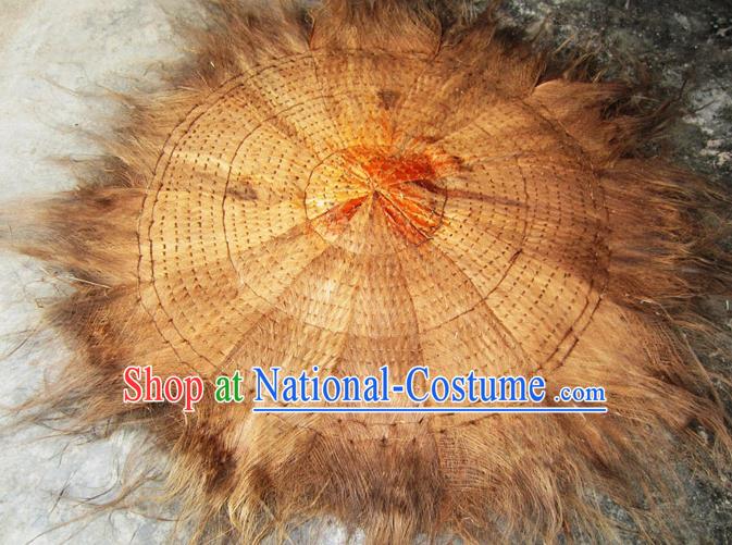 Chinese Traditional Handmade Craft Straw Braid Handicraft Bamboo Hat