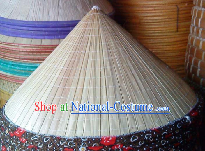 Chinese Traditional Handmade Craft Straw Hat Bamboo Hat