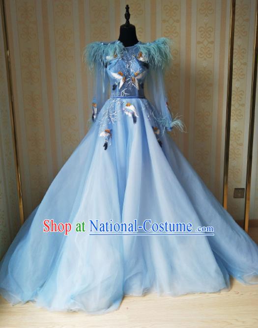 Top Grade Modern Dance Full Dress Stage Performance Princess Costume for Women