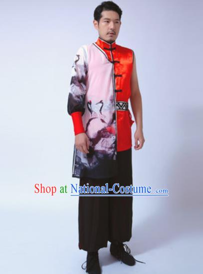 Chinese Traditional Martial Arts Costumes Tang Suit Kung Fu Clothing for Men