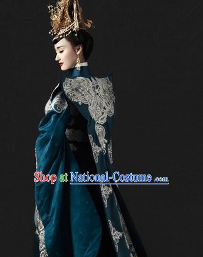 Chinese Ancient Palace Lady Hanfu Han Dynasty Imperial Concubine Queen Embroidered Historical Costumes