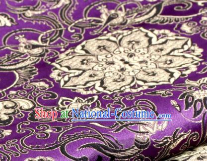 Chinese Traditional Flower Silk Fabric Brocade Embroidered Fabric Dress Material