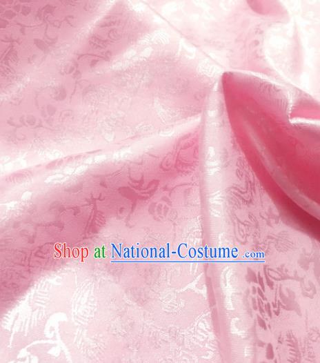 Chinese Traditional Flower Silk Fabric Brocade Embroidered Fabric Dress Material