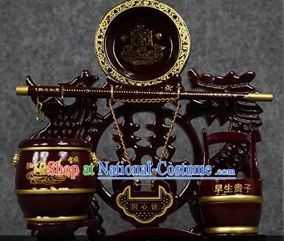 Chinese Traditional Wedding Supplies Wedding Dowry Closestools