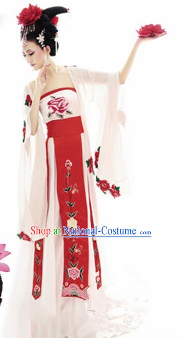 Chinese Tang Dynasty Imperial Consort Hanfu Dress Ancient Peri Dance Costumes for Women