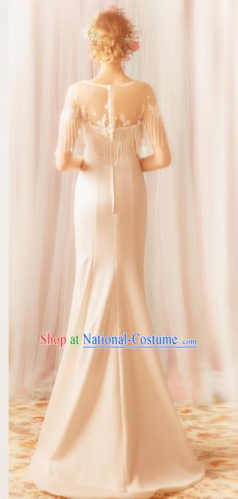 Top Grade Handmade Wedding Costumes Bride Veil Dress Princess Wedding Gown for Women