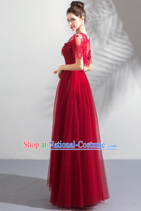 Top Grade Handmade Wedding Costumes Bride Veil Dress Princess Wedding Gown for Women