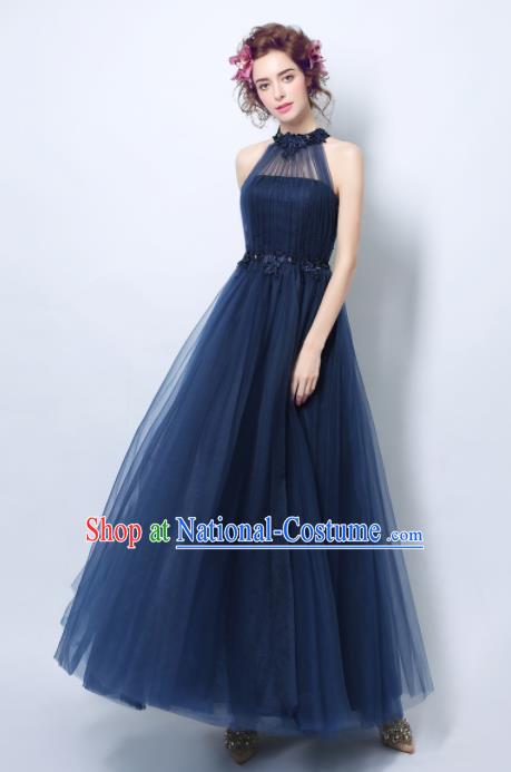 Top Grade Formal Dress Compere Costume Catwalks Evening Dress for Women