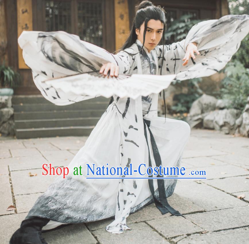 Chinese Ancient Palace Lady Hanfu Jin Dynasty Swordswoman Queen Embroidered Historical Costumes