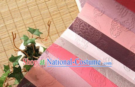 Asian Traditional Korean Fashion Hanbok Brocade Classical Pattern Fabric Silk Fabric Material