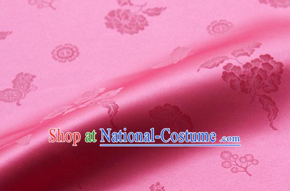 Asian Traditional Palace Style Drapery Chinese Royal Pattern Design Brocade Korean Hanbok Fabric Silk Fabric Material