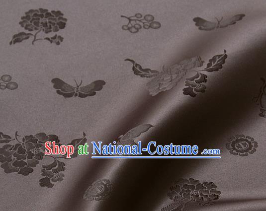 Asian Traditional Palace Style Drapery Chinese Royal Pattern Design Brocade Korean Hanbok Fabric Silk Fabric Material