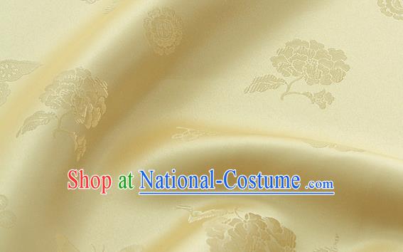 Asian Traditional Palace Style Drapery Chinese Royal Pattern Design Brocade Korean Hanbok Fabric Silk Fabric Material