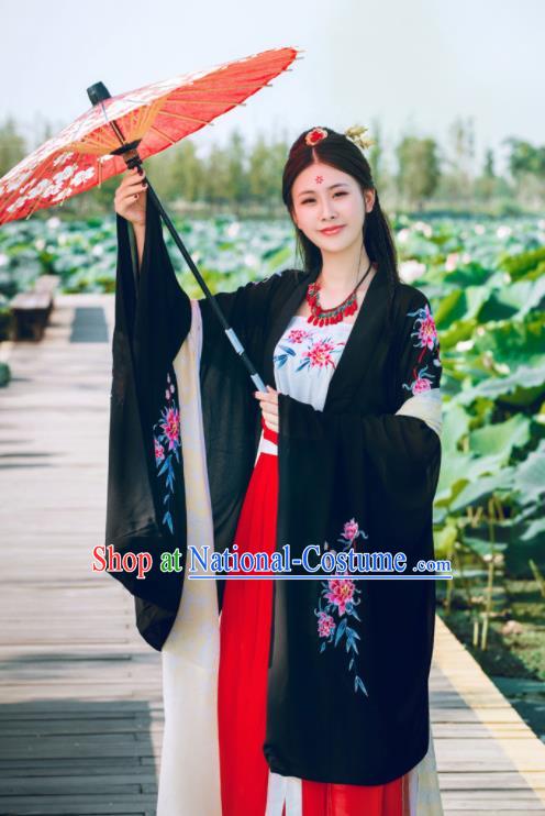 Chinese Ancient Tang Dynasty Palace Princess Hanfu Dress Traditional Royal Lady Historical Costumes