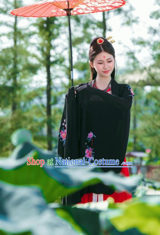 Chinese Ancient Tang Dynasty Palace Princess Hanfu Dress Traditional Royal Lady Historical Costumes