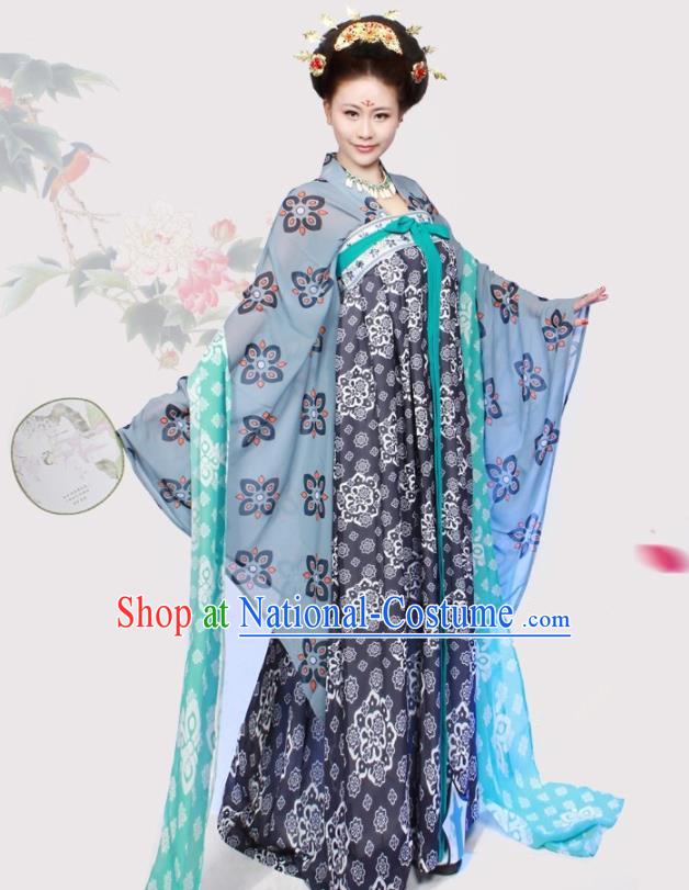 Chinese Ancient Imperial Consort Historical Costumes Tang Dynasty Court Maid Hanfu Dress for Women