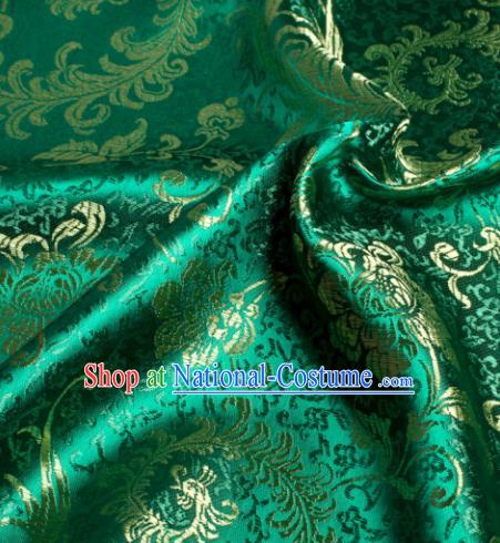 Chinese Traditional Flower Silk Fabric Brocade Embroidered Fabric Dress Material