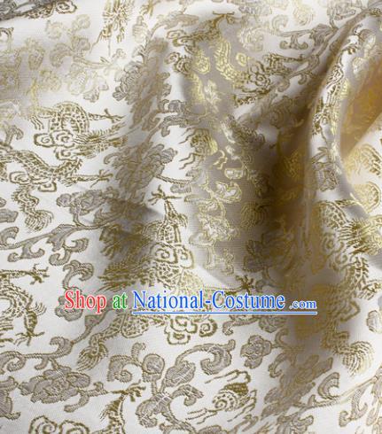 Chinese Traditional Flower Silk Fabric Brocade Embroidered Fabric Dress Material