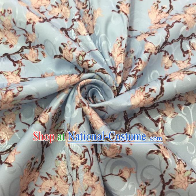 Chinese Traditional Flower Silk Fabric Brocade Embroidered Fabric Dress Material