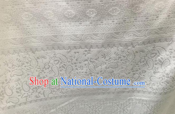 Chinese Traditional Flower Silk Fabric Brocade Embroidered Fabric Dress Material