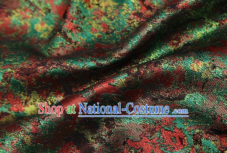 Chinese Traditional Flower Silk Fabric Brocade Embroidered Fabric Dress Material