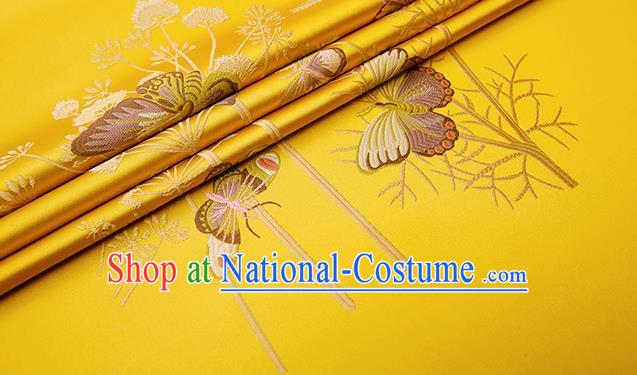 Chinese Traditional Flower Silk Fabric Brocade Embroidered Fabric Dress Material