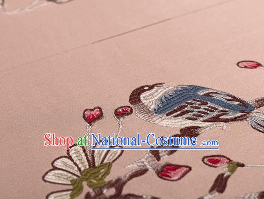 Chinese Traditional Flower Silk Fabric Brocade Embroidered Fabric Dress Material