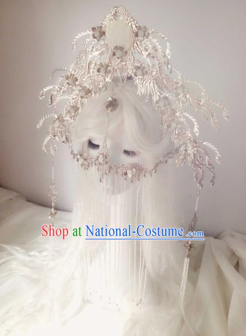 Ancient Chinese Cosplay Costume Chinese Shoes Traditional China Swordsman Clothing and Jewelry Accessories