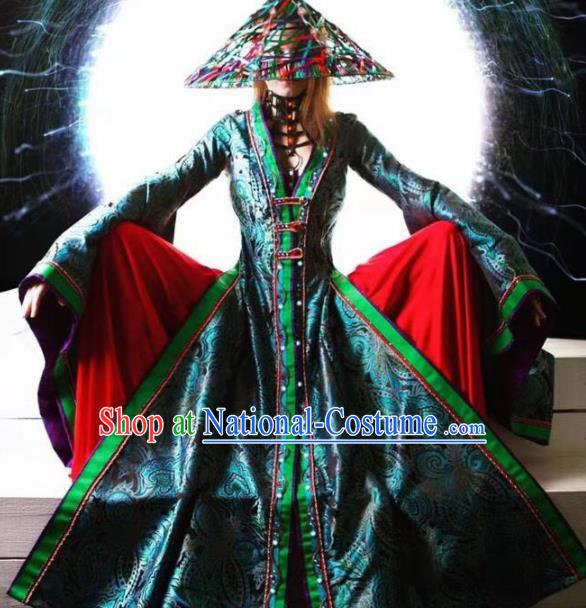 Top Grade Halloween Costumes Stage Performance Cosplay Queen Full Dress for Women