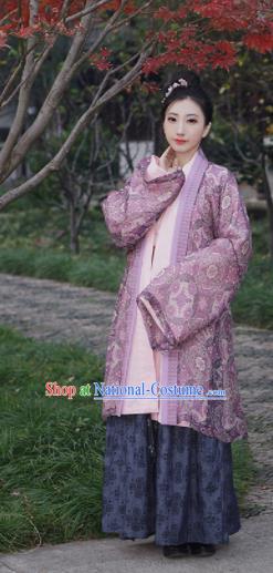 Traditional Chinese Song Dynasty Nobility Countess Hanfu Dress Ancient Contessa Embroidered Costumes for Women