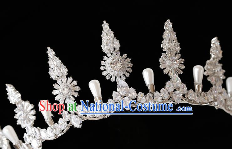 Top Grade Hair Jewelry Accessories Royal Crown Headwear Headdress for Women