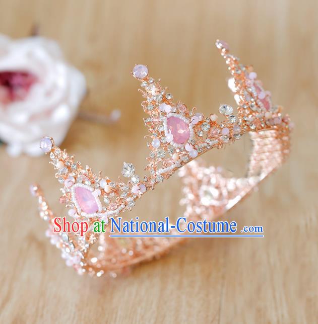 Top Grade Hair Jewelry Accessories Royal Crown Headwear Headdress for Women