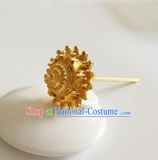 Chinese Ethnic Folk Dance Hair Accessories Traditional Dai Nationality Hairpins for Women