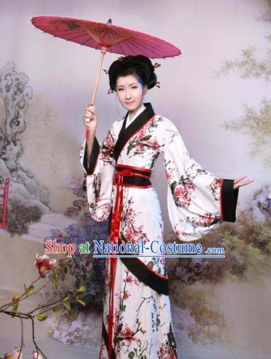 Chinese Ancient Palace Lady Costumes Han Dynasty Royal Princess Hanfu Dress for Women