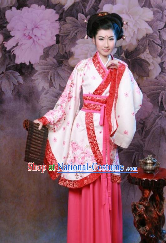 Chinese Ancient Nobility Lady Costumes Han Dynasty Palace Princess Hanfu Dress for Women