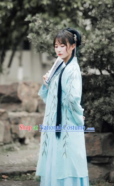 Chinese Ancient Drama Costumes Traditional Song Dynasty Nobility Lady Embroidered Dresses for Women