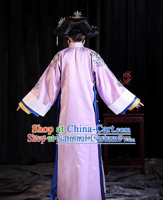 Chinese Ancient Qing Dynasty Drama Manchu Imperial Consort Costumes for Women