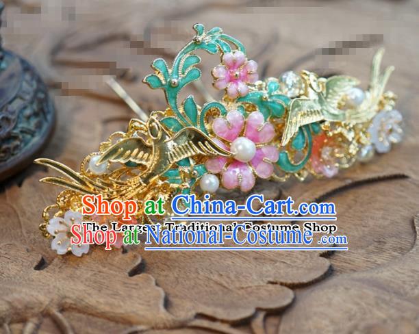 Chinese Ancient Wedding Queen Hair Jewelry Accessories Palace Hair Clip Hairpins for Women